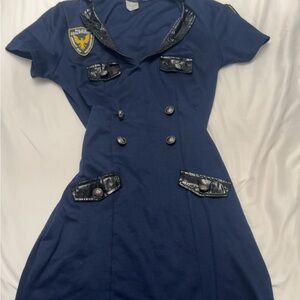 Police costume mini dress